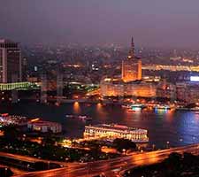 Recorrido nocturno por El Cairo